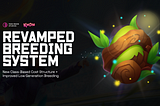 Revamped Kryptomon Breeding System: New Class-Based Cost Structure + Improved Low-Generation…
