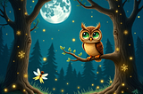 The Little Owl’s Moonlit Adventure: A Bedtime Story