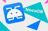 A cover image showing the NocoDB logo and abstract shapes