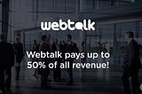 WOW!! It talks about webtalk sharing its profits with users.