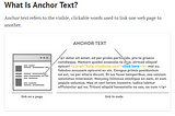 Anchor Text