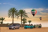 Balloon Flights Paired With Vintage Car Rides In Dubai