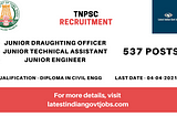 TNPSC Civil Engineer Recruitment 2021