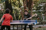 Life, at times, can feel like playing table tennis; that ball keeps ping-ponging!