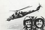 The Soviet women helicopter pilots who shattered records in a Hind