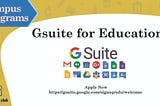 Gsuite for Education