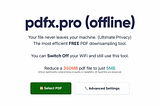 100% Privacy: PDF FileSize Compressor (Online tool that works Offline)