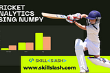Case study: cricket analytics using NumPy