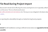CVE-2021–22201: Arbitrary file read on Gitlab