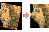 Cropping Landsat Scenes from their Bounding Box using Python