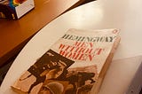Hemingway being a man’s man writing about men’s men. On Men Without Women.