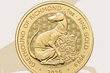 PCGS Certified 2025 Tudor Beast Greyhound of Richmond 1oz Gold Coin available from Solomon Global