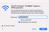 MacBook Won’t Connect to WiFi But Other Devices Will with the Correct Password