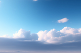 an image generated by the prompt “Large banner blue skies and clouds” with stable diffusion