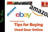 Tips for Buying Used Gear Online