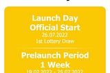 Launch Day (1st Lottery Draw)