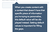 Setting Default Values for Personalization Tokens in HubSpot Emails and Website Content