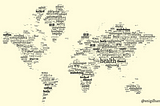 Language and Health World Map (A Case of Culture). Designed by Snigdha Nandipati