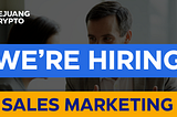 We’re Hiring: Freelance Sales Marketing