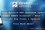 DeVault Core & Electrum Wallet Updates!