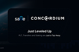 Concordium Is Live on Safle: PLTs, CCD, and Staking Are Just a Tap Away