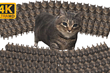 1 OIIAOIIA cat vs 10,000,000 OIIAOIIA cat 4k