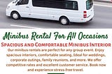 Minibus Rental For All Occasions