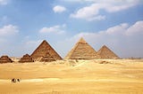 The pyramids of Giza