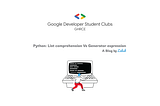Python: List comprehension vs Generator expression