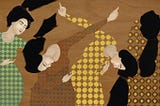 01 Painting, MIDDLE EASTERN ART, Hayv Kahraman’s The Kawliya Dance, with Footnotes, #60