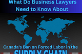 What Business Lawyers Need to Know Now That Canada Passed “Fighting Against Forced Labour and Child…