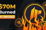 $70M Burn Complete: DAO Token Supply Re-Assessment