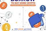 Building your crypto portfolio & getting funds to do so is supremely easy.