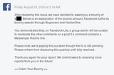 How I Accidentally Got My First Bounty From Facebook || Facebook Bug Bounty 2020