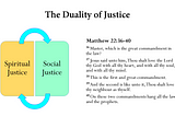 The Spiritual Prime Directive and the Duality of Justice