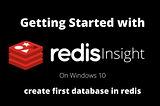 Get Started With RedisInsight on Windows 10