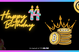 14 CANDLES ON THE BITCOIN CAKE