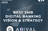 Arival Bank Won Tearsheet Challenger 2020 Award! 👏