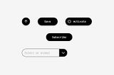 An image showing components created with Figma interactive components feature