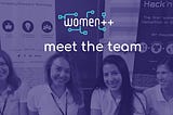 Meet the women++ team!