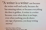 Longing to write