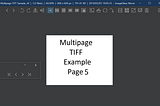 Experiment viewing multi-page TIF format!