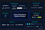 State of Real World Assets on Solana — The Opportunities