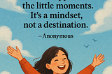 Joy Is in the Journey: Choosing Happiness Now”