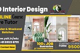 Best 3D Interior Design Institute Online Courses With Live Tutor At YAIT