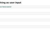 Fun with Python input() function