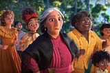 Image of Alma Madrigal, the grandmother in Disney’s Encanto movie