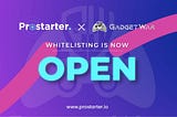 GadgetWar IGO Whitelisting is Now Open on Prostarter