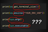 10 Python Os/Sys Things I Regret Not Knowing Earlier