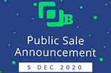 Bridge Finance Public Sale: 5th Dec 2020, Midnight Singapore Time (GMT +8)!